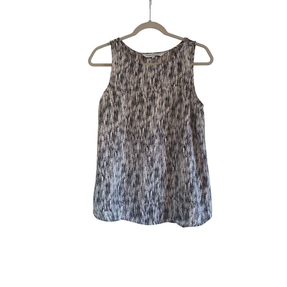 Cupcakes And Cashmere Women's Tank Tops Size Medium Brown White Open Back